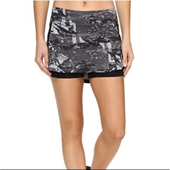 The North Face Kick Up Dust Running Skort Black Gray Size Large - Picture 1 of 14